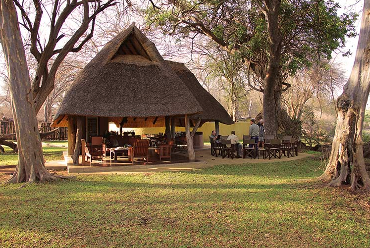 Tent camp in Zimbabwe.